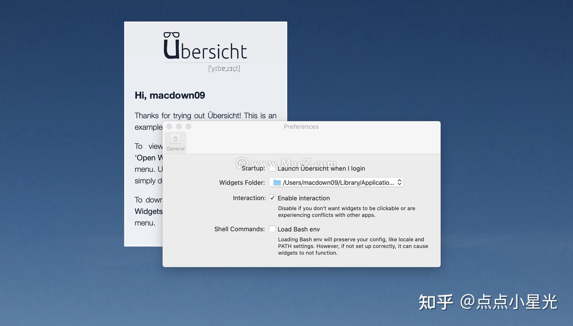 u04bersichtformac自定义桌面插件工具