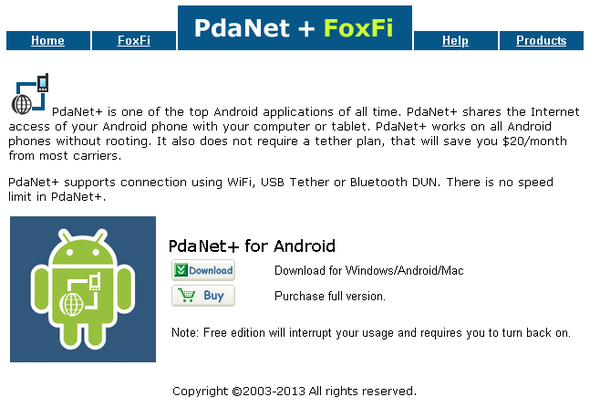 new phones compatible with foxfi and pdanet