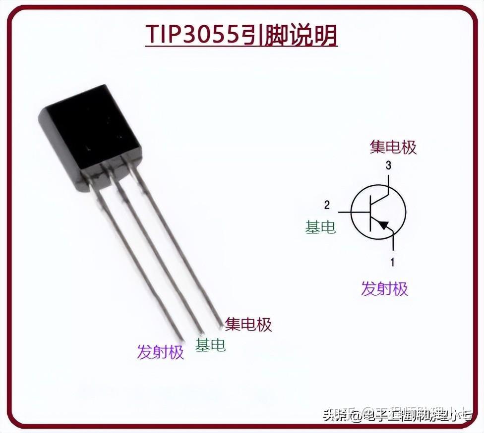 2n3055管脚识别图片