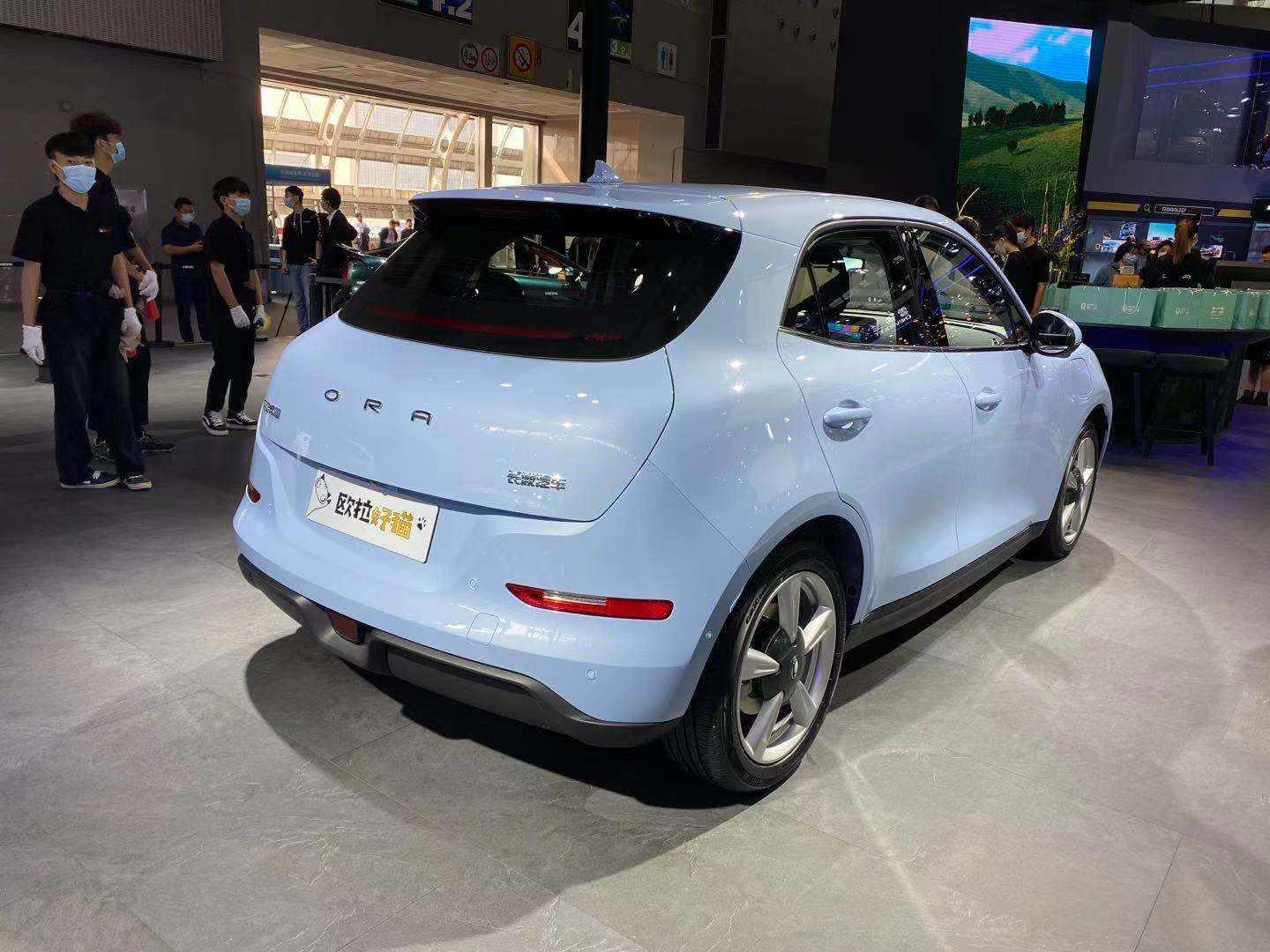 外形酷似mini续航500km欧拉好猫广州车展实拍