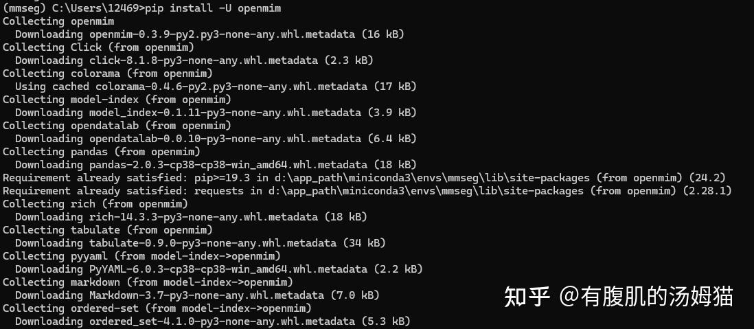 cuda版本为12.6怎么安装mmsegmentation？ - 知乎