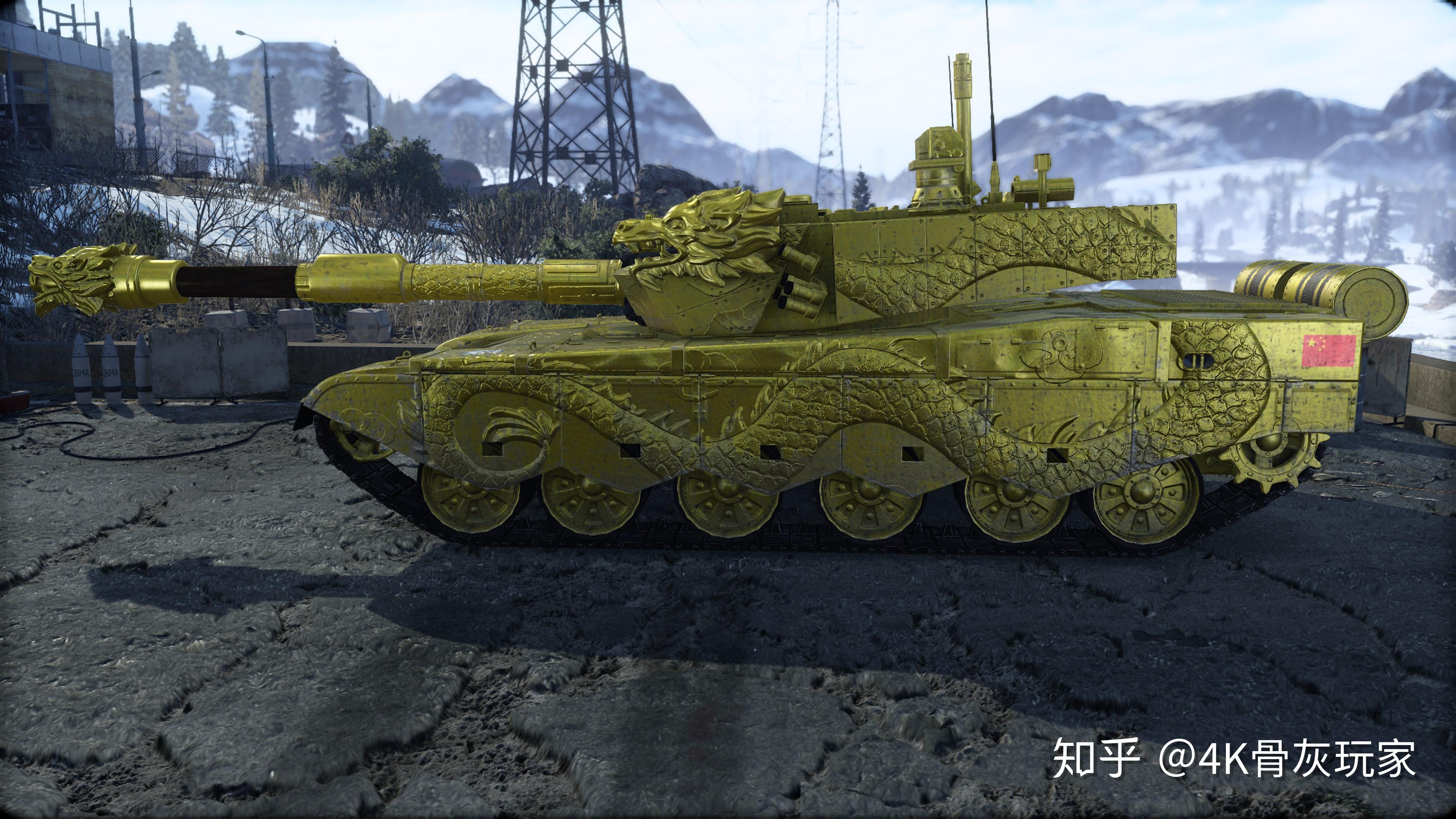 神车单发1288伤害中华神车金龙99a2140十级重坦装甲战争4k超清游戏