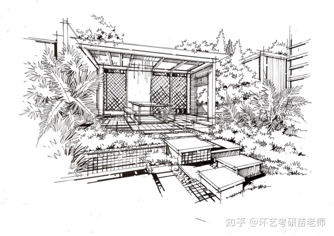 手绘干货 | 12套景观手绘步骤图详解,太过瘾了(含参考图)