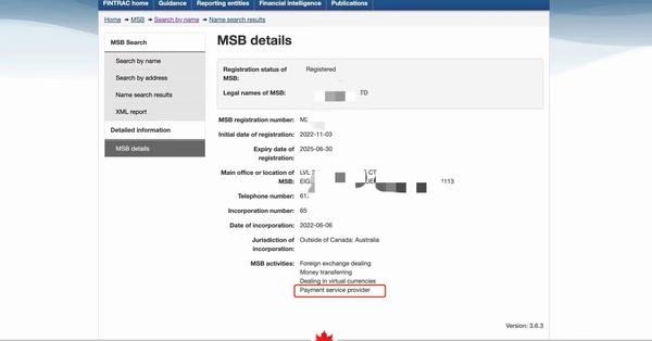 加拿大MSB牌照(货币服务业务) - 知乎