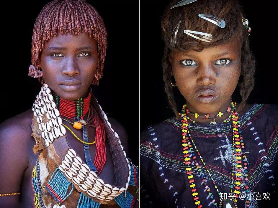 非洲女人独特的发型