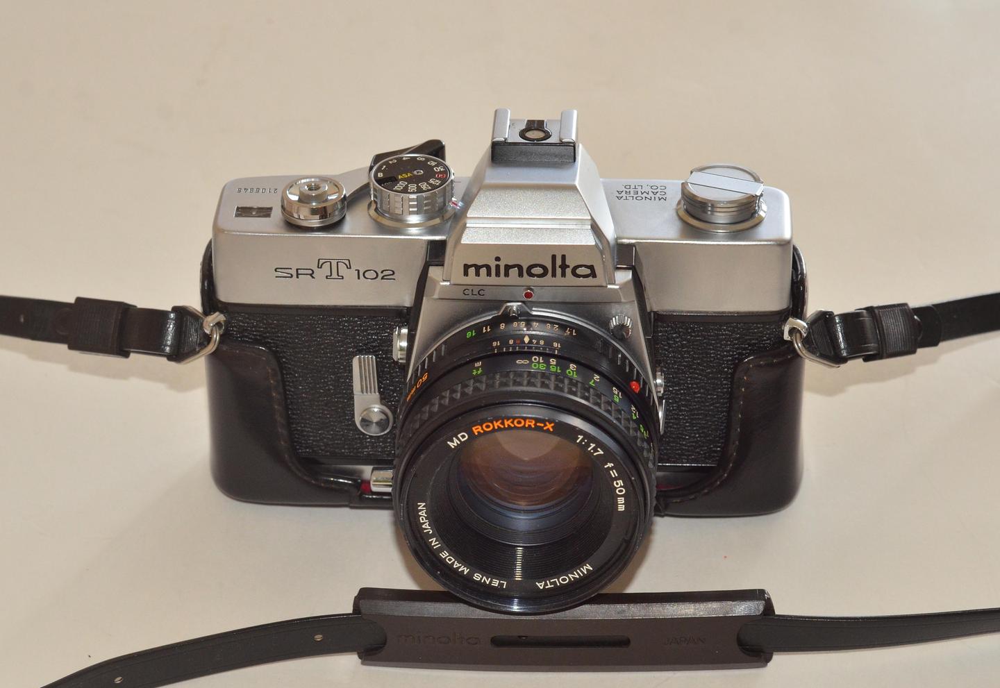 美能达机械相机minoltasrt101及srt102