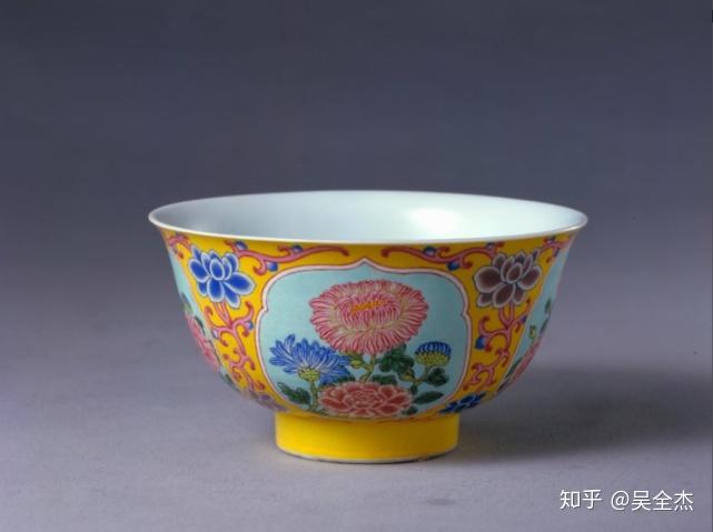 中国古磁器　大清康熙　柿釉茶碗 中国古磁器 大清康熙 柿釉茶碗