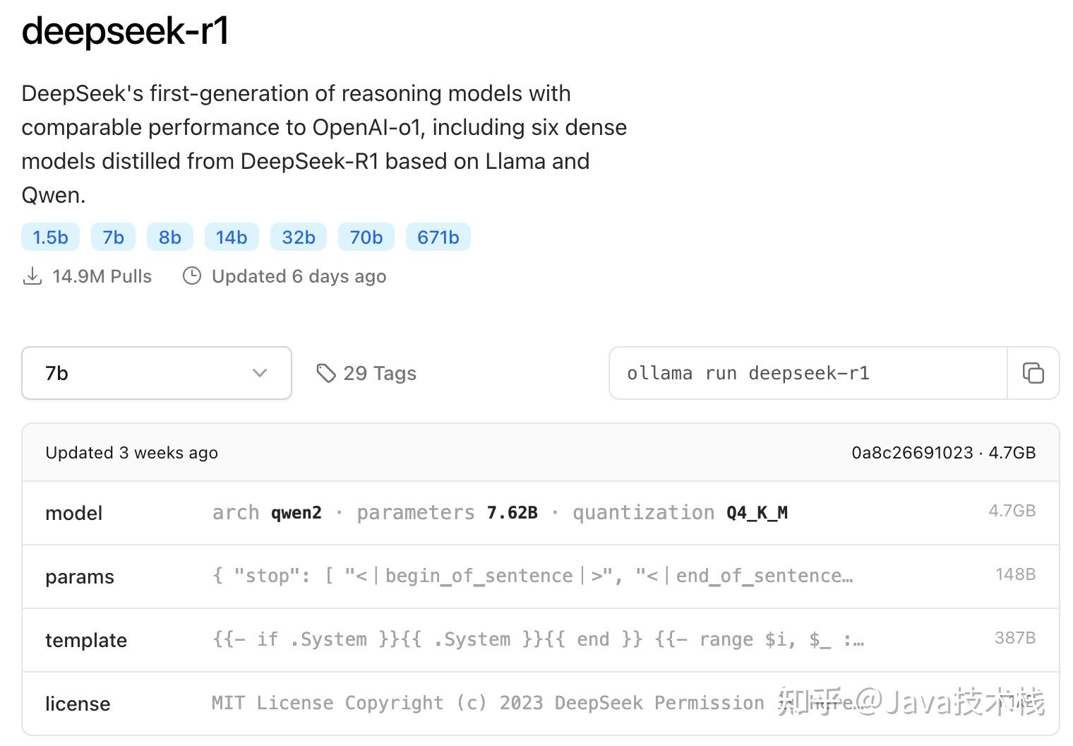 Deepseek r1 1 5b 7b 8b 14b 32b 70b 671b 