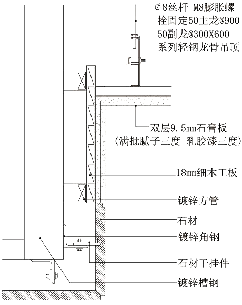 17类吊顶工艺说明+节点图+三维示意图 - 知乎