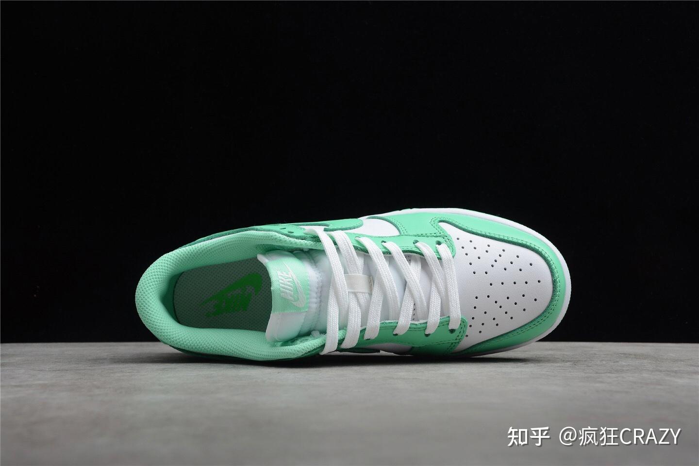 耐克greenglow薄荷绿蒂芙尼nikedunklowwmns低帮板鞋开箱
