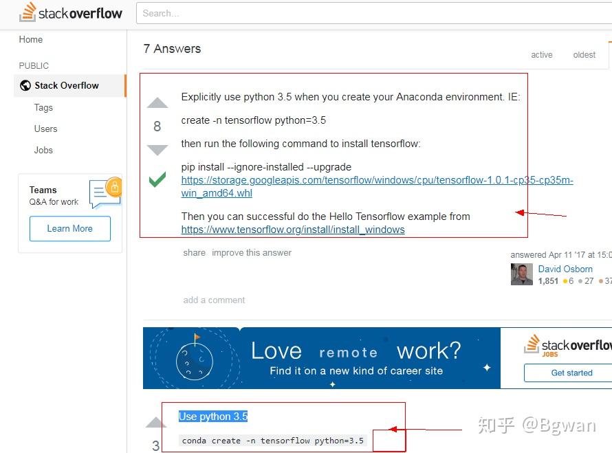 Python Tensorflow安装,使用教程 - 知乎