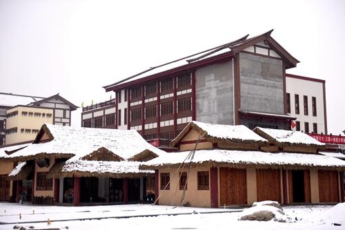 古陈仓五丈原演绎经典大制作岐山蔡家坡再现水城三国小镇