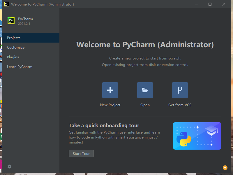 Python 3 6 7 pycharm 2021 2 1 