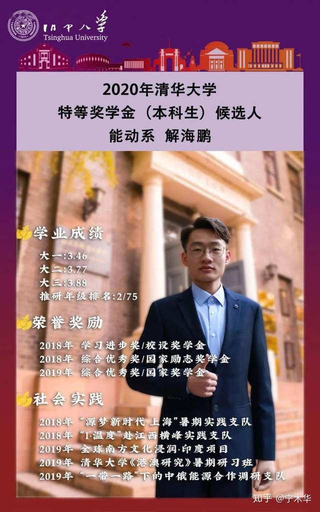 清华本科特奖名单出炉榜首才貌双全一张作息表带来3点启示