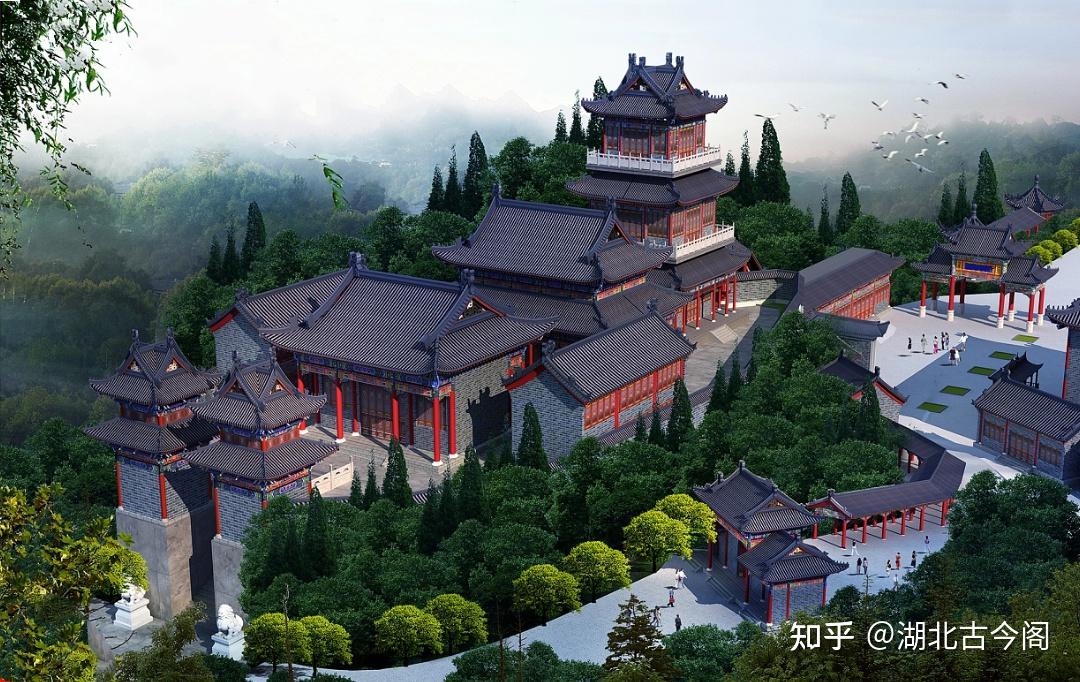 寺庙设计图,寺院效果图,寺庙整体鸟瞰图 - 知乎