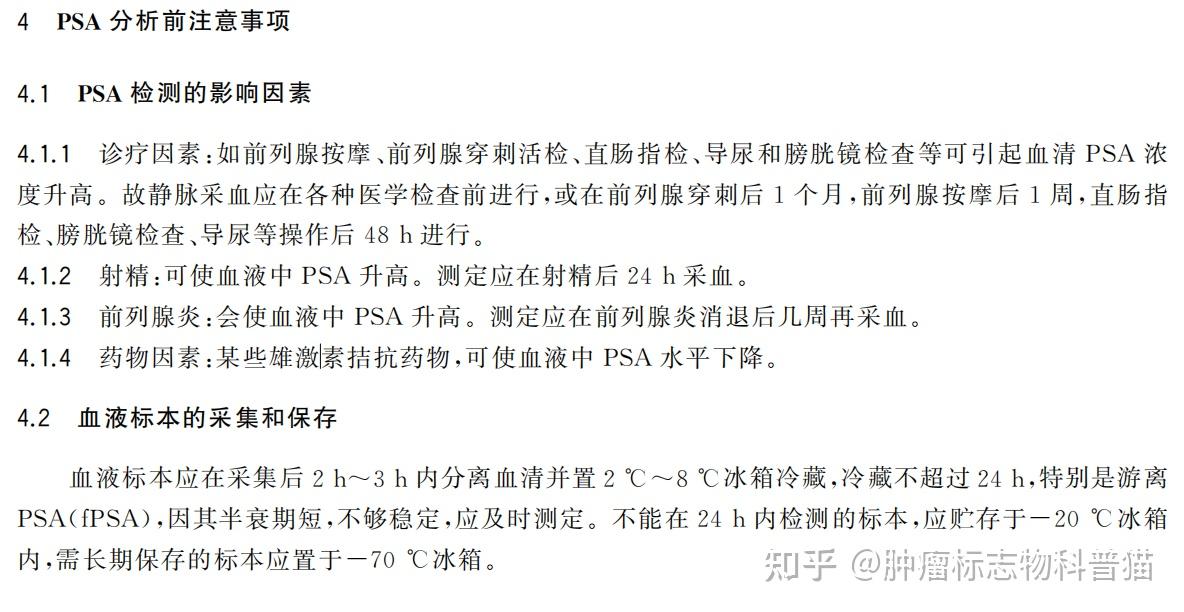 肿瘤标志物科普--PSA/fPSA 异常原因分析 - 知乎