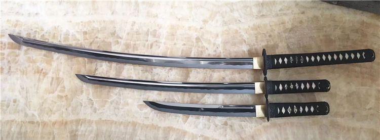 冷钢88k88w88t手工研磨烧刃版帝王系列武士刃