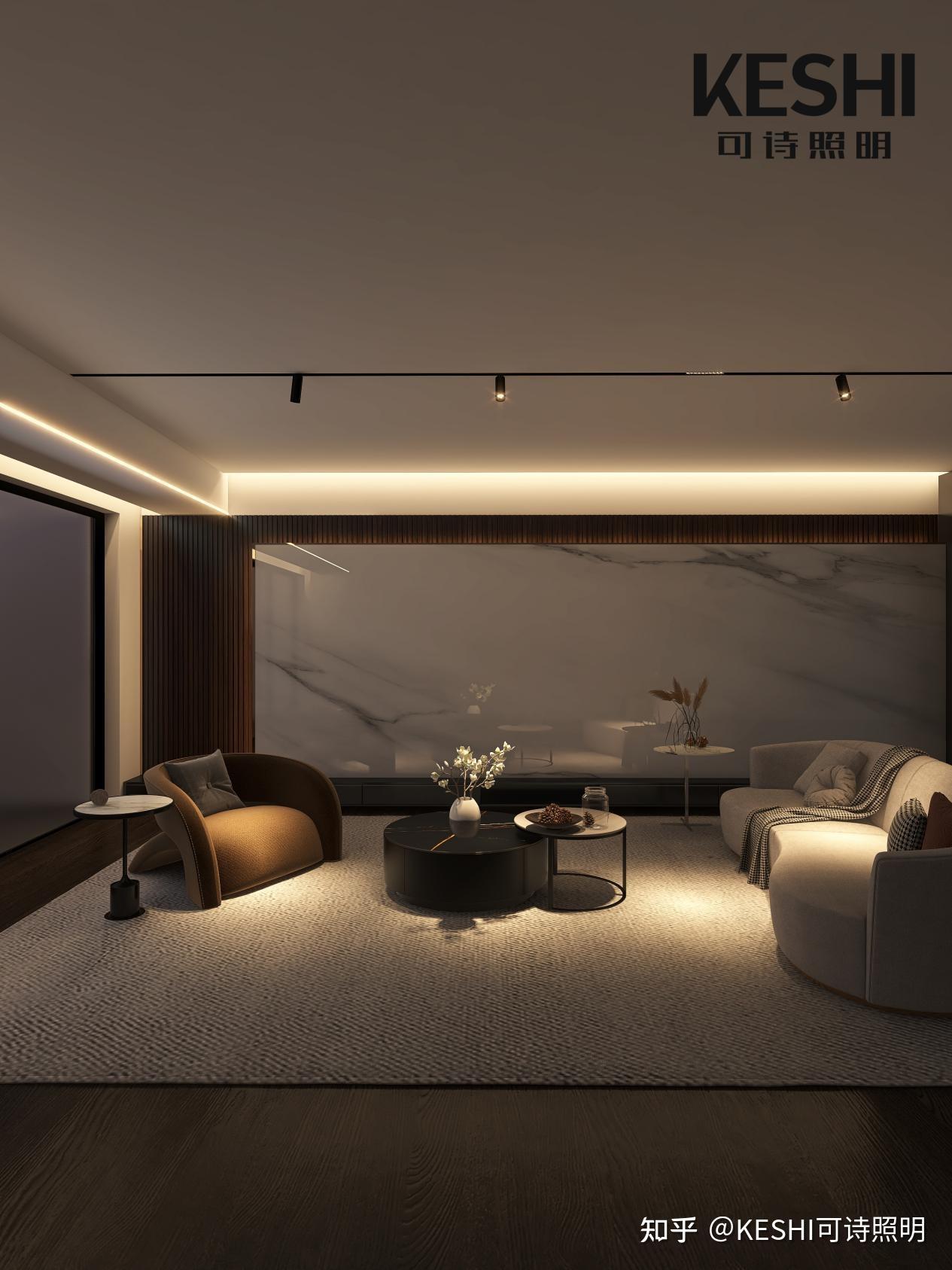 无主灯的魅力 尽在keshi可诗照明全屋灯光设计