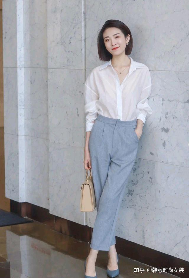 上班的女孩该怎么打扮呢简约穿搭就很有气场干练又有女人味
