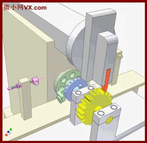 30個經典機械結構動圖,展現異形件機械加工原理