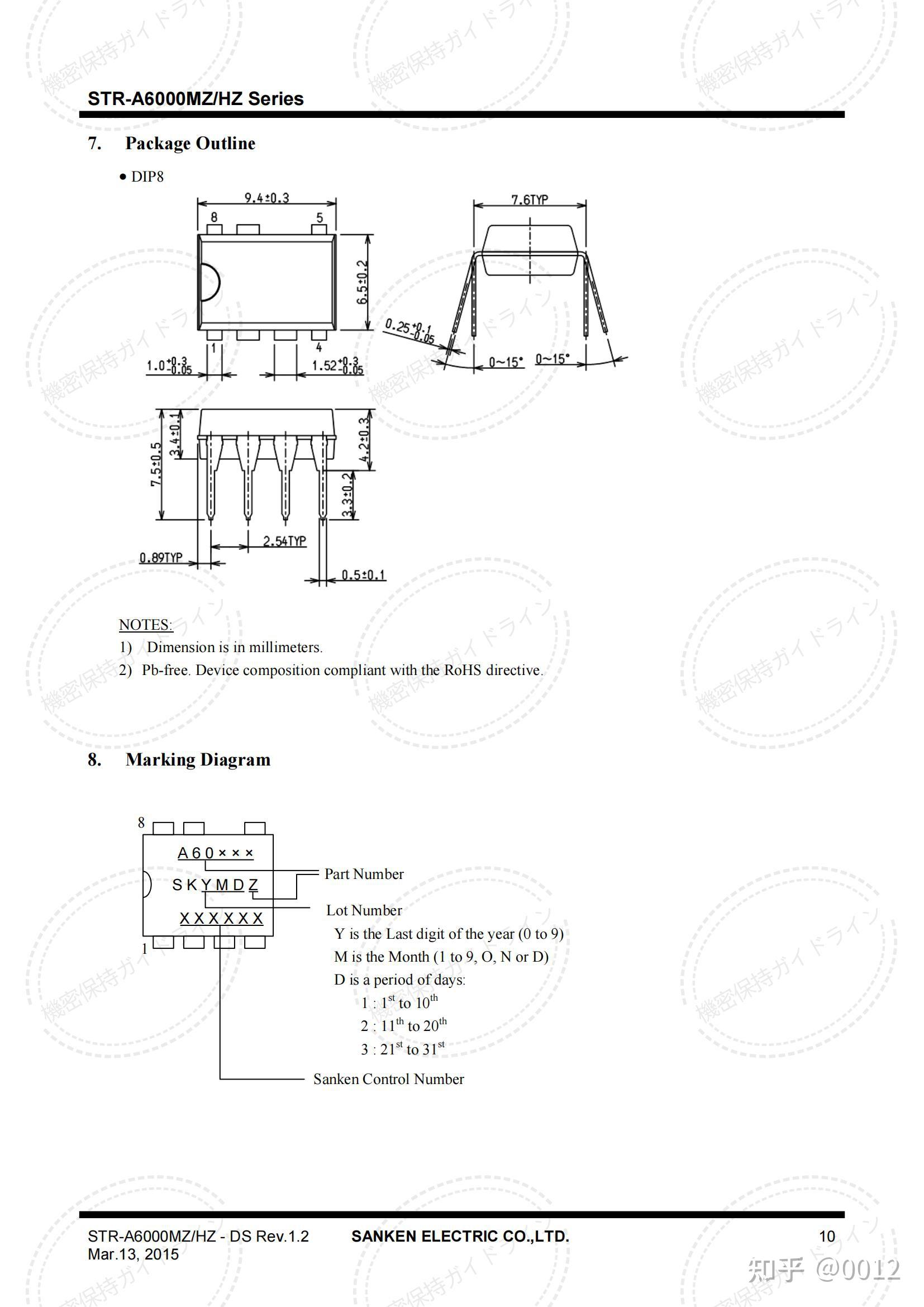 美的格力空调的电源ic供应str-a6061hz引脚参数