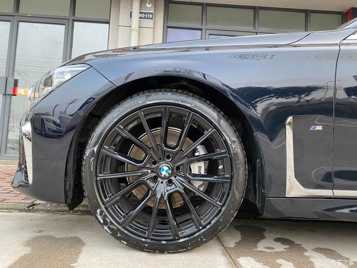 19款宝马7系碳黑提车到黑化顺便转让19寸轮毂轮胎