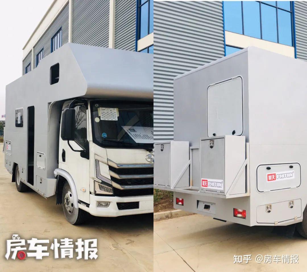 这是一款由菲天房车全新研发的采用高强钢车厢的房车,全车基于上汽