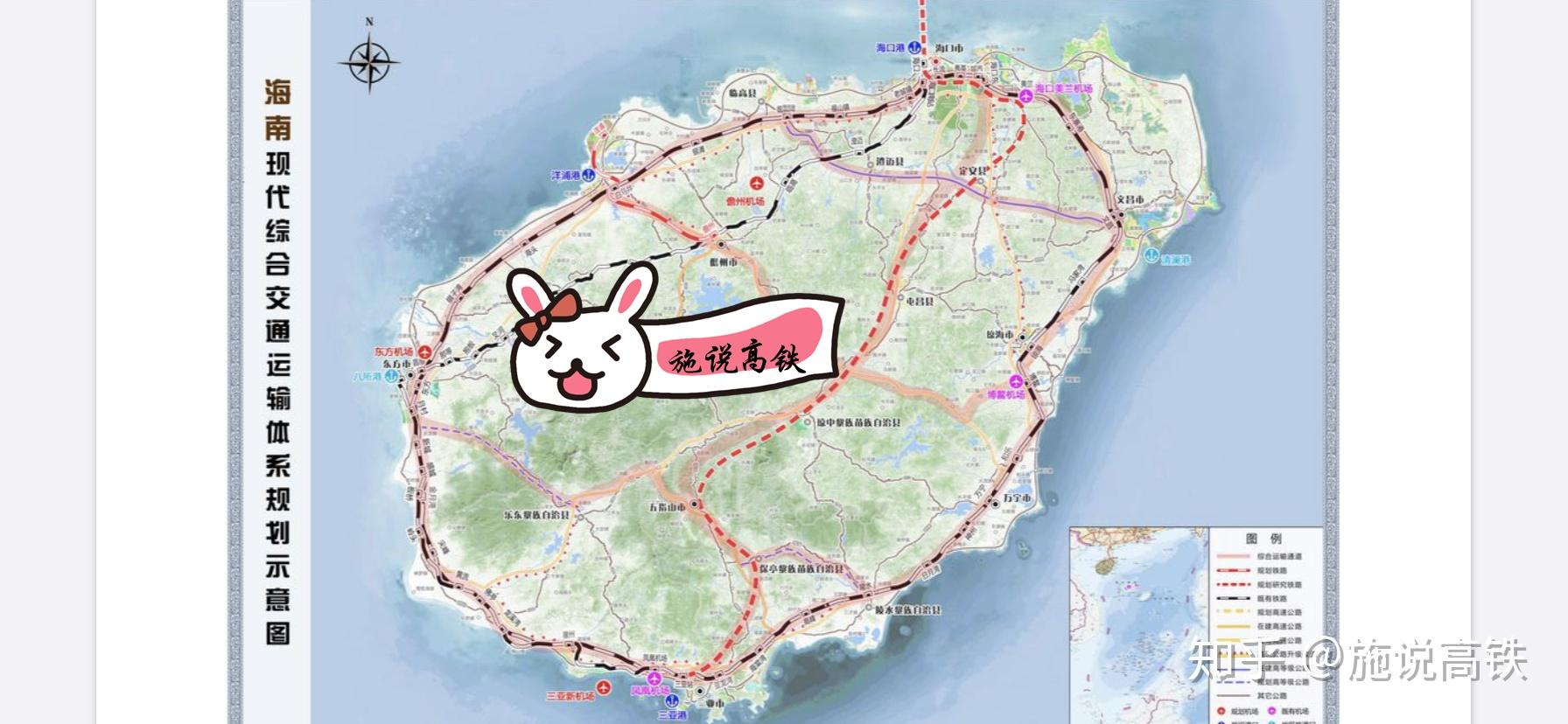 海口与三亚间将新建顺直高铁大通道与大陆高铁线网无缝衔接