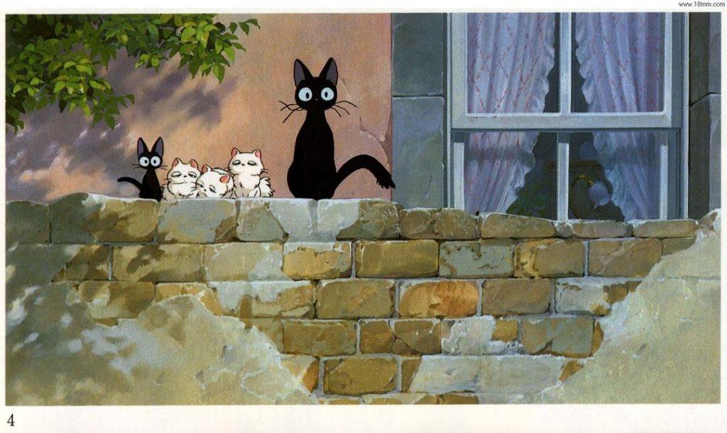 魔女宅急便里的黑猫