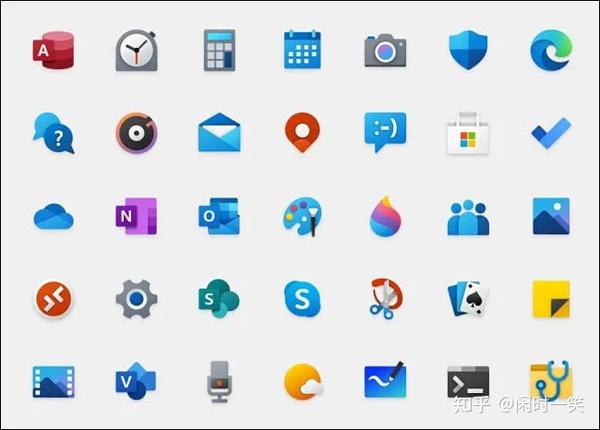 Windows 图标的视觉历史:从 Windows 1 到 11 - 知乎