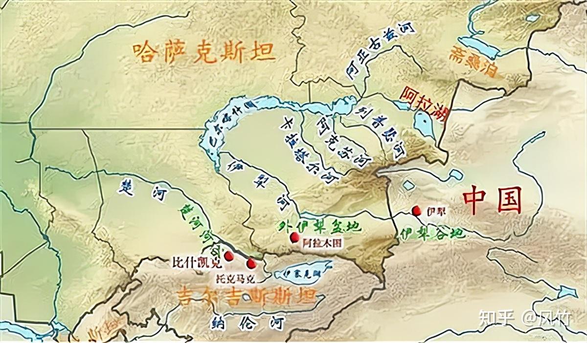 蒙古库苏古尔湖地图图片