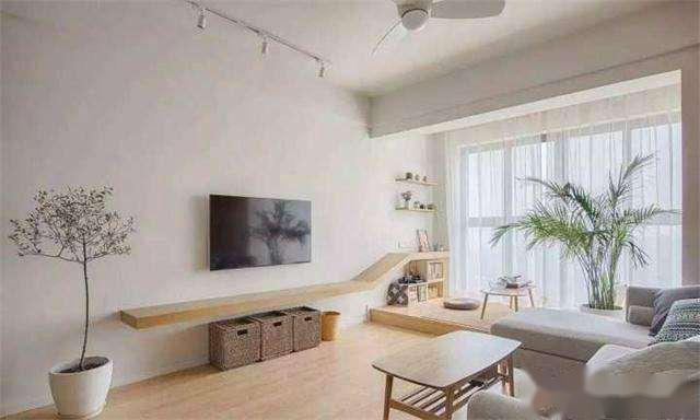 看了这6张装修效果图, 客厅不吊顶也挺美的, 关键是能省下不少钱 - 知乎
