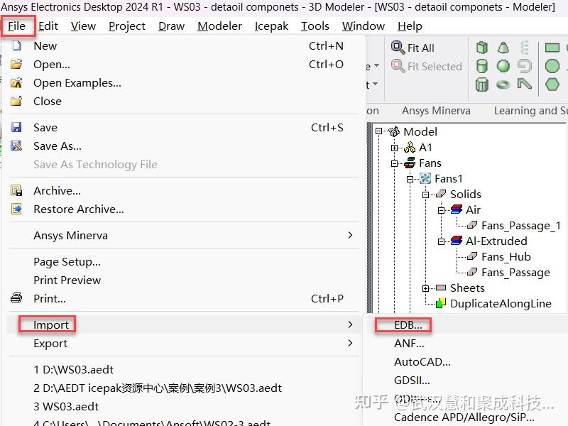 【示例】AEDT_Icepak基础03-ECAD模型导入 - 知乎