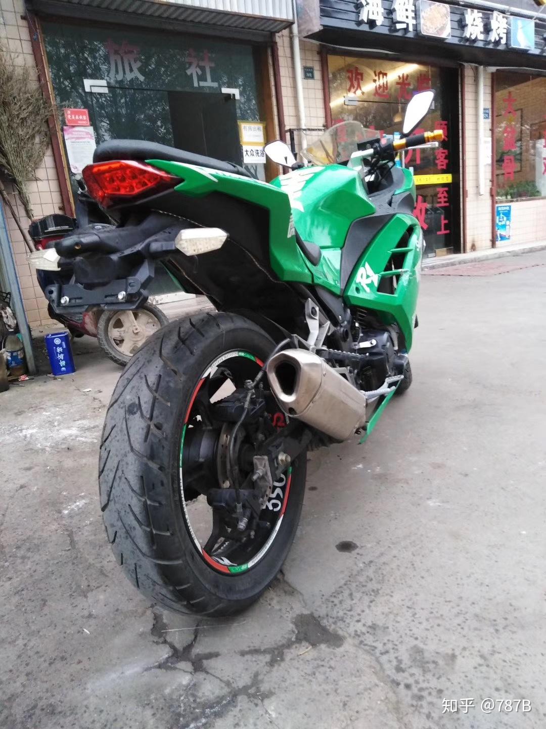 小忍者350cc双杠不想骑了想换车你们看谁要价钱好商量9新