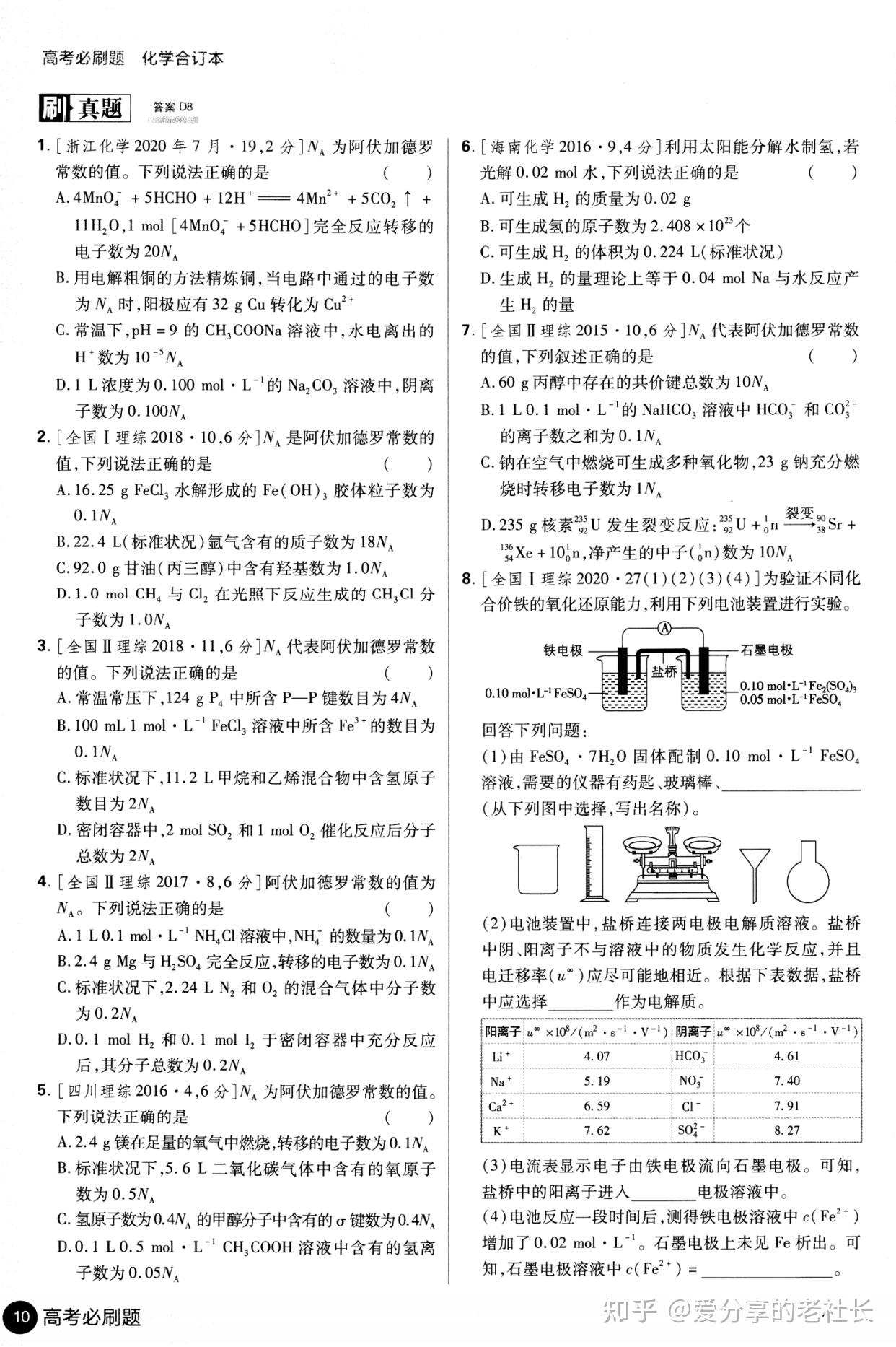 246页高中化学必刷题集合六大模块搞定高考马上给孩子打印