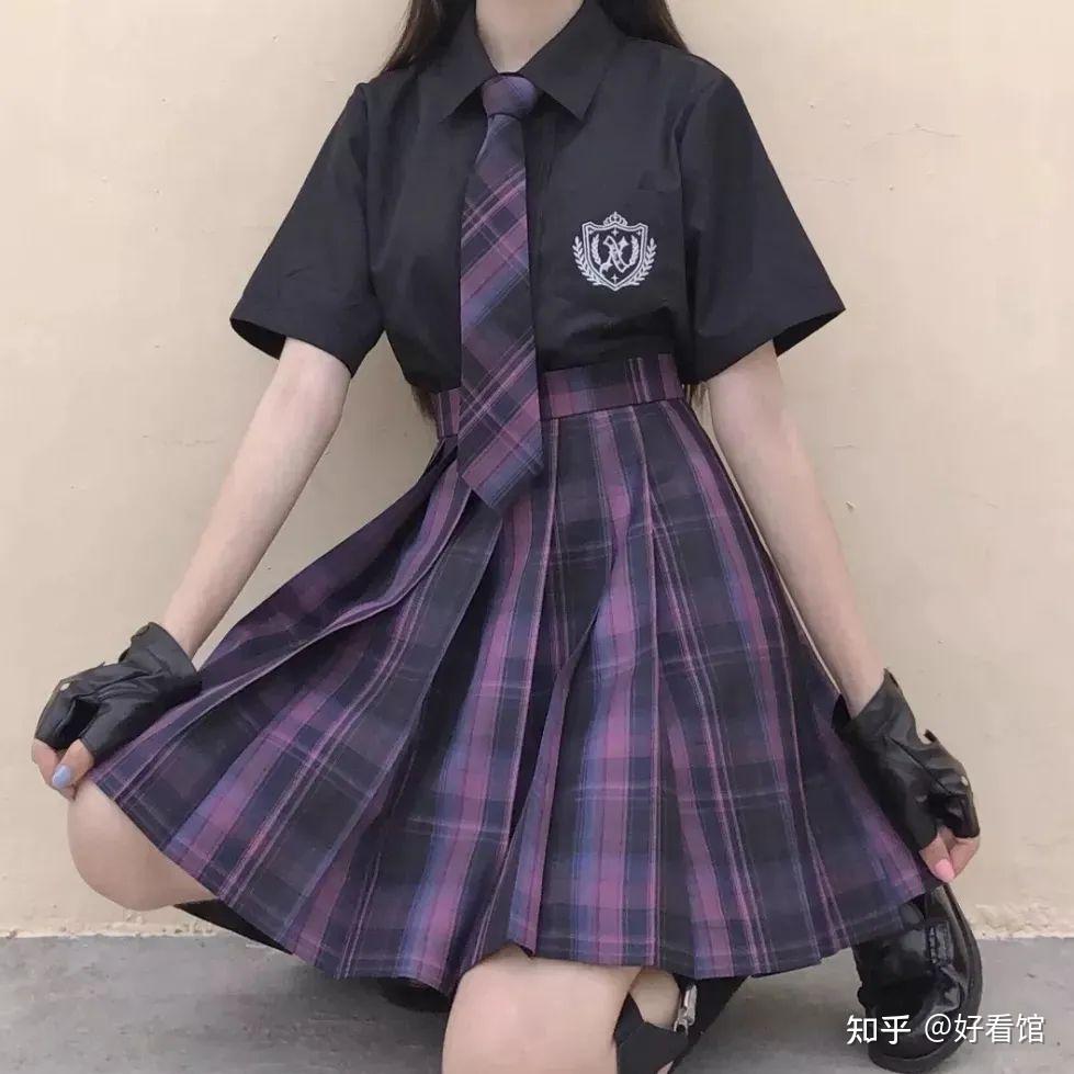 jk制服头像|黑色jk制服头像霸气|女生头像霸气超拽jk|jk制服半身头像