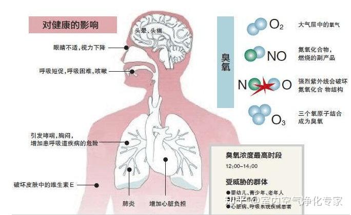 臭氧汙染對人體健康有多大危害你很有必要了解一下