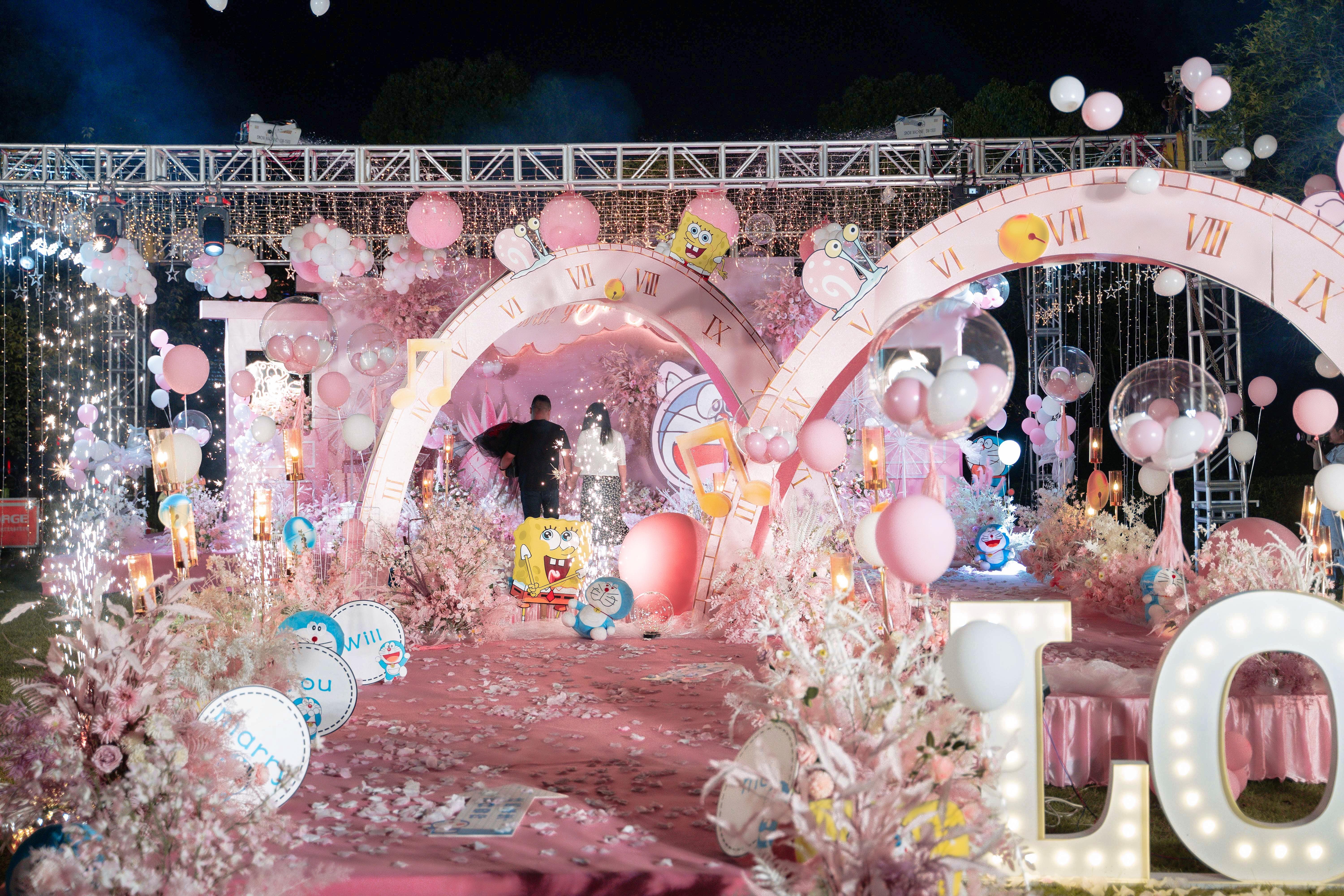 上海震旦大厦大屏幕求婚