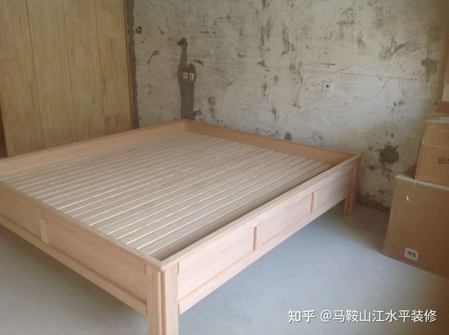 木工师傅做的床 