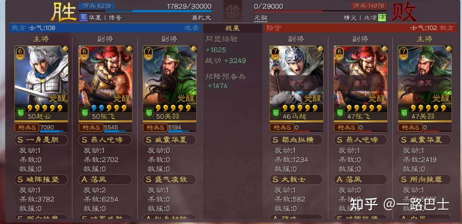 三国志战略版五虎枪pk赛季表现