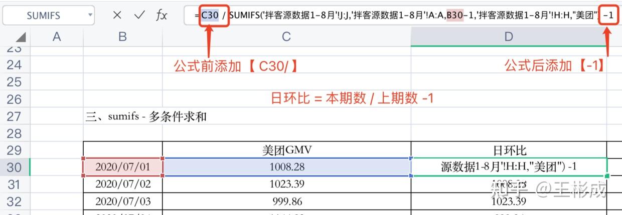 环比计算公式图片