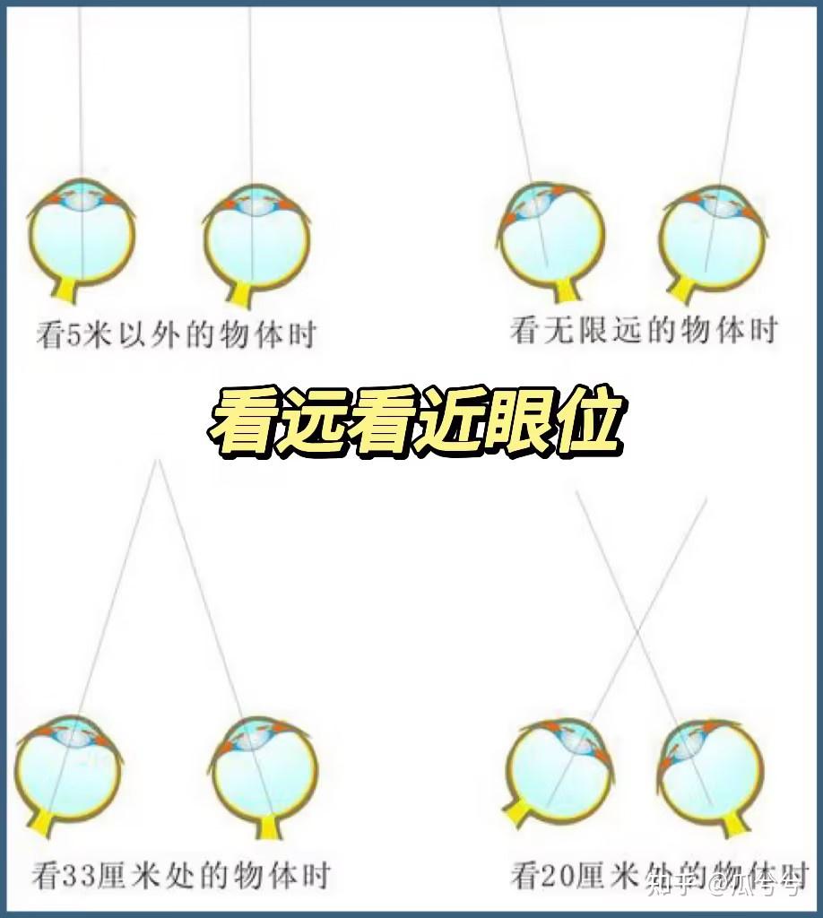 看远和看近的眼位 - 知乎