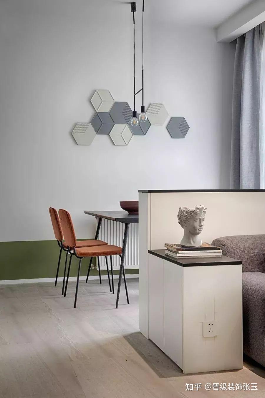 沈阳晋级装饰73平方两室户型现代简约风打通了沙发背景墙视野很赞