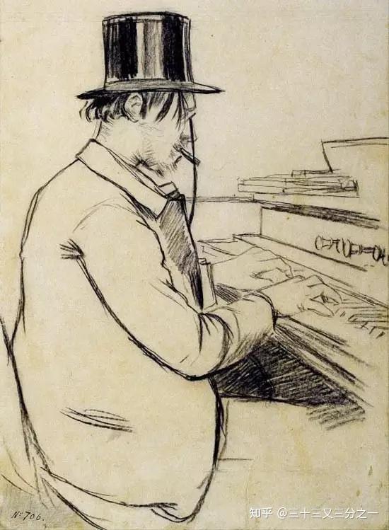 一只患有牙痛的夜莺埃里克99萨蒂eriksatie裸体歌舞舞蹈家