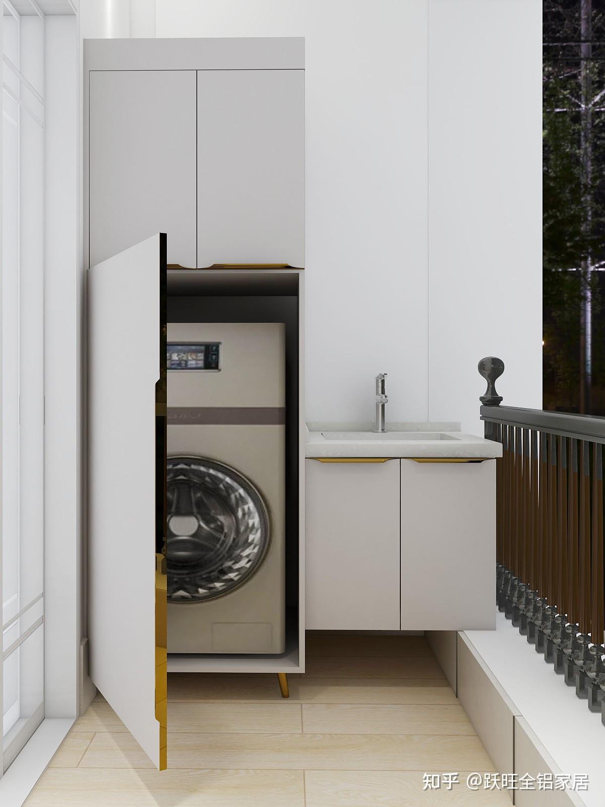 阳台不要在种花了脏乱不堪难打理定制个阳台柜实用又漂亮