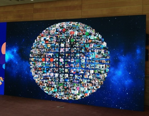 佩京体感照片墙多媒体互动展示系统创意互动照片墙