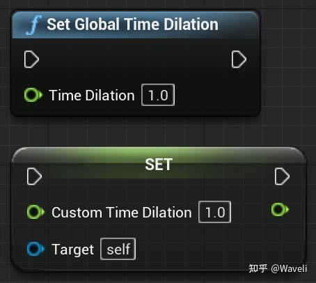 創建一個umg,通過滑條控制dilation係數,作globaldilation和custom