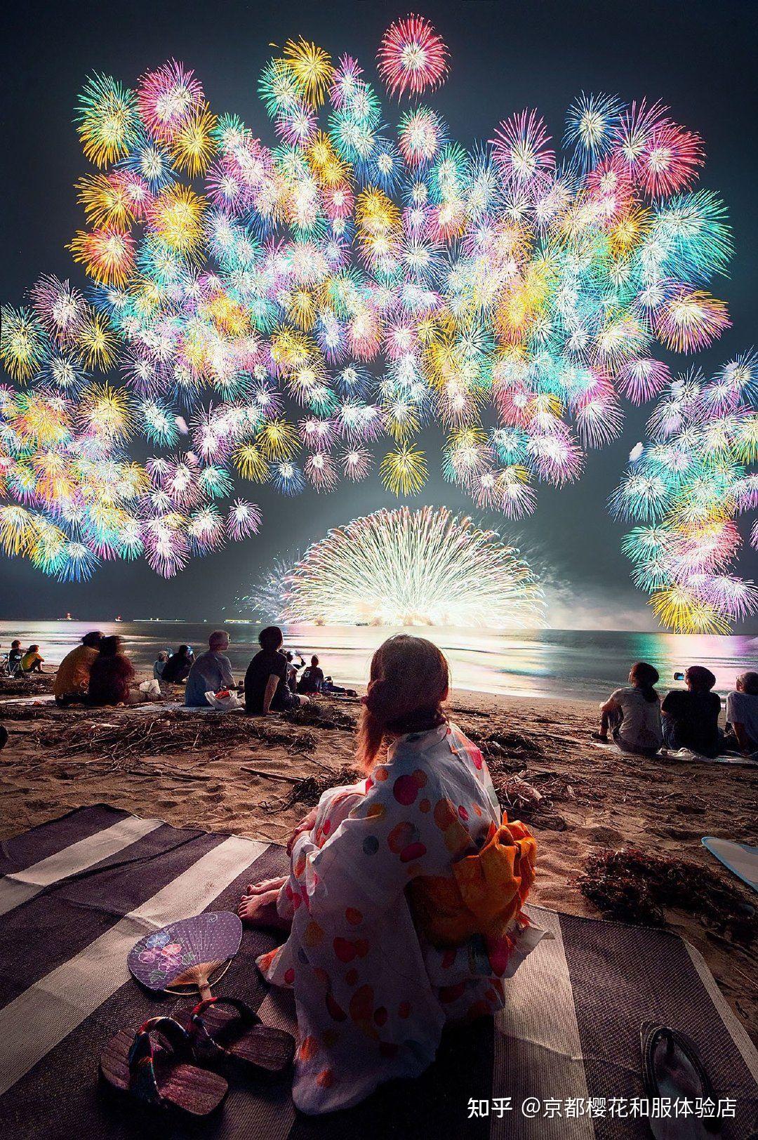 和服体验店 :【京都樱花和服】花火大会        浴衣租赁     日本