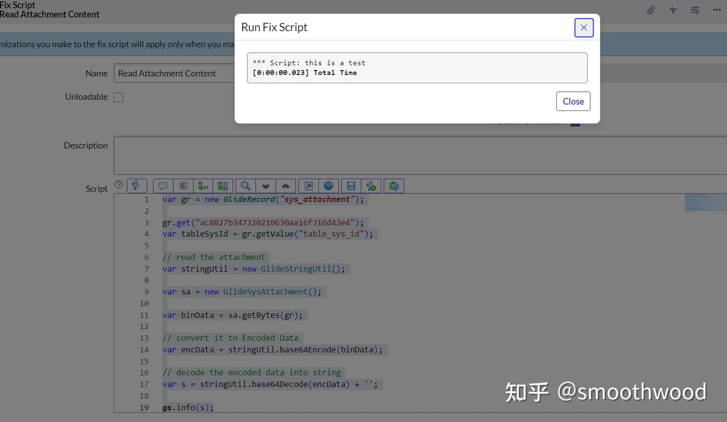 在ServiceNow中读和写文本附件 - 知乎