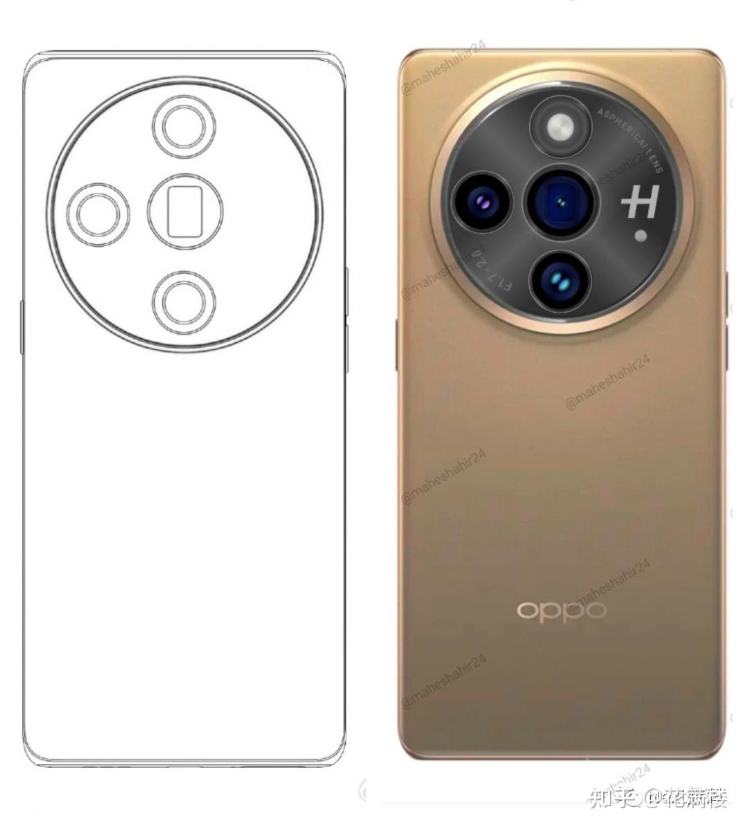 oppo find x7曝光:卫星通话 超光影影像系统,明年影像机皇已在路上?